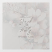 Kersenbloesem Trouwbanner Vloersticker Raamsticker (Vel)