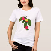 Kersenbloesem vernieuwing" Tri-Blend shirt (Voorkant)