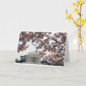 Kersenbloesem Washington DC Kaart (Gele Bloem)