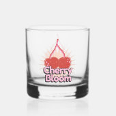 Kersenbloesem Whisky Glas (Voorkant)