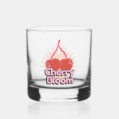 Kersenbloesem Whisky Glas (Achterkant)