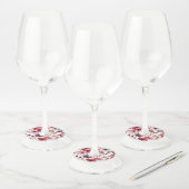 Kersenbloesem Wijnglaslabel (Set)