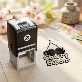 Kersenbloesem Zelfinktende Stempel