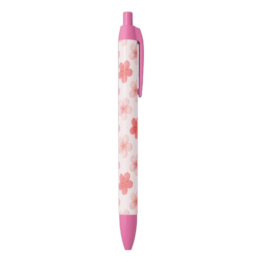 Kersenbloesem Zwarte Inkt Pen (Achterkant (Verticaal))