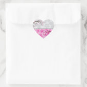 Kersenbloesembanners Hart Sticker (Tas)