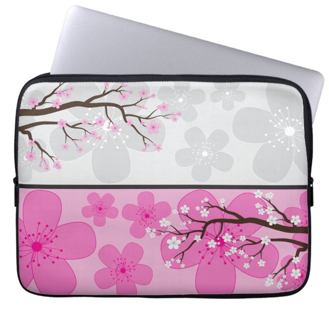 Kersenbloesembanners Laptop Sleeve (Voorkant)