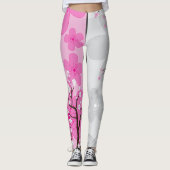 Kersenbloesembanners Leggings (Voorkant)