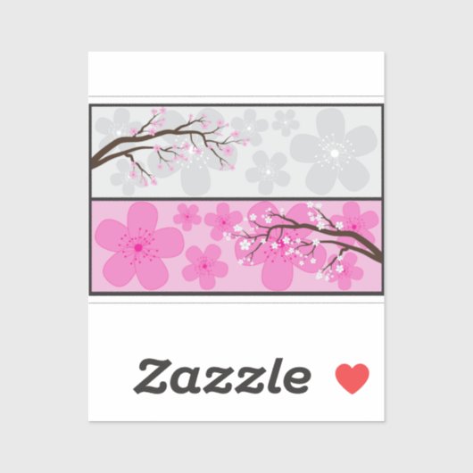 Kersenbloesembanners Sticker (Vel)