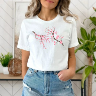 kersenbloesembloem Tri-Blend shirt