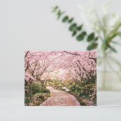 Kersenbloesembomen Briefkaart (Staand voorkant)