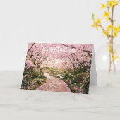 Kersenbloesembomen Kaart (Gele Bloem)