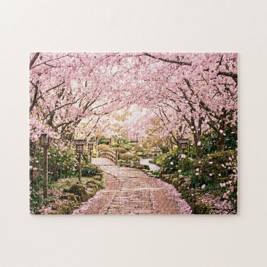Kersenbloesembomen Legpuzzel (Horizontaal)