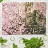 Kersenbloesembomen Theedoek (Gevouwen)