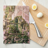 Kersenbloesembomen Theedoek (Quarter Fold)