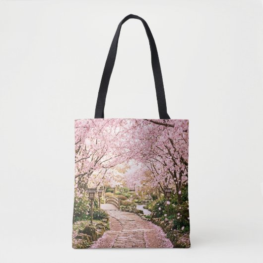 Kersenbloesembomen Tote Bag (Voorkant)