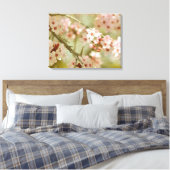 Kersenbloesemboom bloem canvas afdruk (Insitu (Slaapkamer))