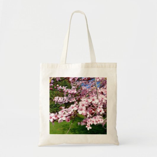 Kersenbloesemboom in het park tote bag (Voorkant)