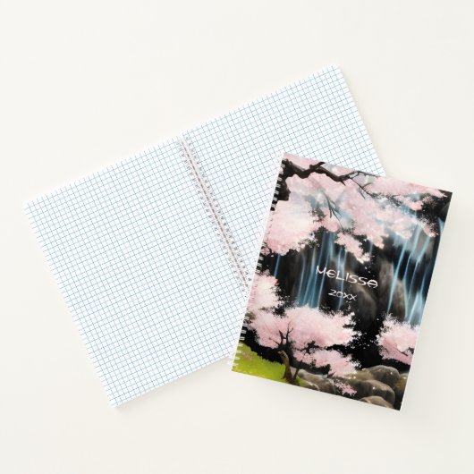 Kersenbloesemboom Japans landschap Notitieboek (Binnen)