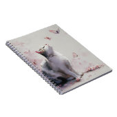Kersenbloesemkat en vlinders (13) notitieboek (Rechterzijde)