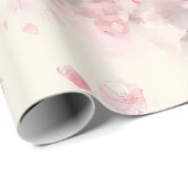 Kersenbloesemkat en vlinders (8) cadeaupapier (Rol Hoek)