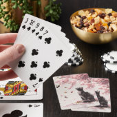 Kersenbloesemkat en Vlinders (9) Pokerkaarten (Insitu)