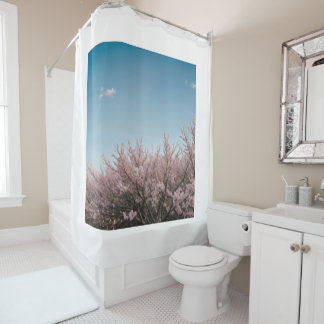 kersenbloesemlandschap douchegordijn