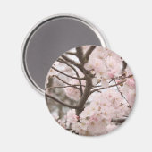 Kersenbloesemmagneet (rond) magneet (Voorkant / Achterkant)