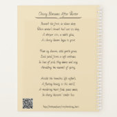 Kersenbloesems 8,5 x 11" Planner (Achterkant)