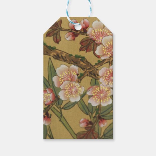  kersenbloesems aziatisch japans cadeaulabel (Voorkant)