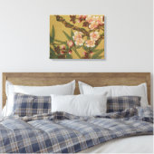 kersenbloesems aziatisch japans canvas afdruk (Insitu (Slaapkamer))