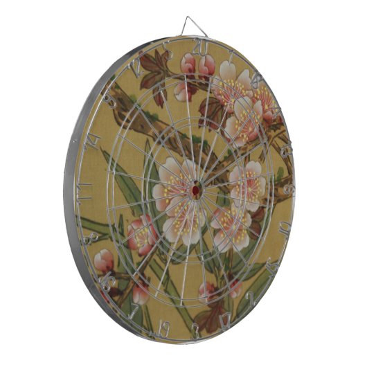  kersenbloesems aziatisch japans dartbord (Voorkant Links)