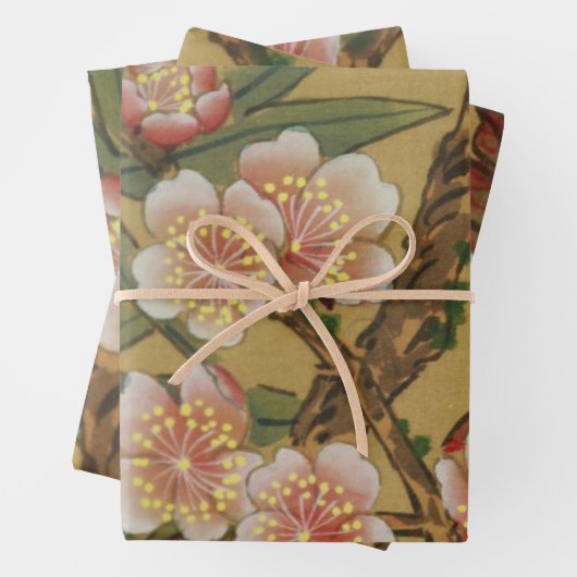  kersenbloesems aziatisch japans inpakpapier vel (In situ)