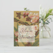  kersenbloesems aziatisch japans kaart (Staand voorkant)