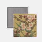  kersenbloesems aziatisch japans magneet (Voorkant / Achterkant)