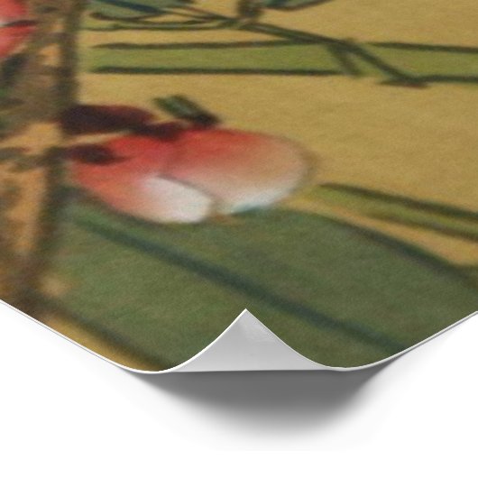  kersenbloesems aziatisch japans poster (Hoek)