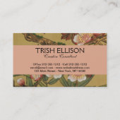  kersenbloesems aziatisch japans visitekaartje (Achterkant)