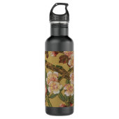 kersenbloesems aziatisch japans waterfles (Voorkant)