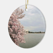 Kersenbloesems bij het Tidal Basin Keramisch Ornament (Links)