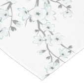 Kersenbloesems Bloem Wit Achtergrond Kiezen Medium Tafelloper (Hoek)