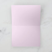 Kersenbloesems Bloemstuk Blank Gevouwen Wenskaart Kaart (Binnen)