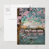 Kersenbloesems  Briefkaart (Voorkant / Achterkant)