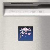 Kersenbloesems en de Fuji-magneet Magneet (Insitu (Vaatwasser))