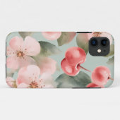 Kersenbloesems en kersen Lente Kunst  Case-Mate iPhone Case (Achterkant (horizontaal))