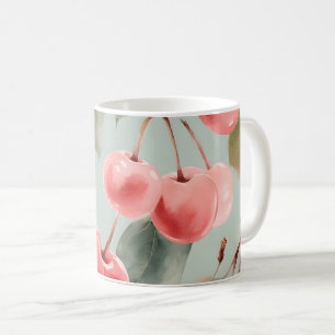 Kersenbloesems en kersen Lente Kunst Koffiemok