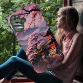 Kersenbloesems en Pagoda iPhone 16 Hoesje