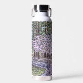 Kersenbloesems en Reuzensequoia Waterfles (Voorkant)