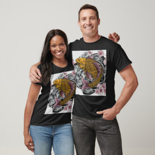 Kersenbloesems en sterkte t-shirt