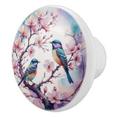 Kersenbloesems en vogels Japanse knoppen (Rechts)