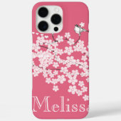 Kersenbloesems gepersonaliseerd Case-Mate iPhone case (Achterkant)