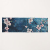 Kersenbloesems in de regen yogamat (Voorkant (horizontaal))